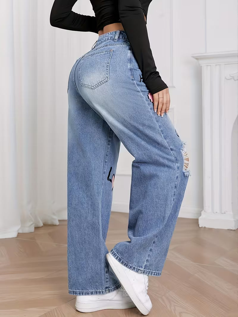 Calça Jeans Feminina Retrô