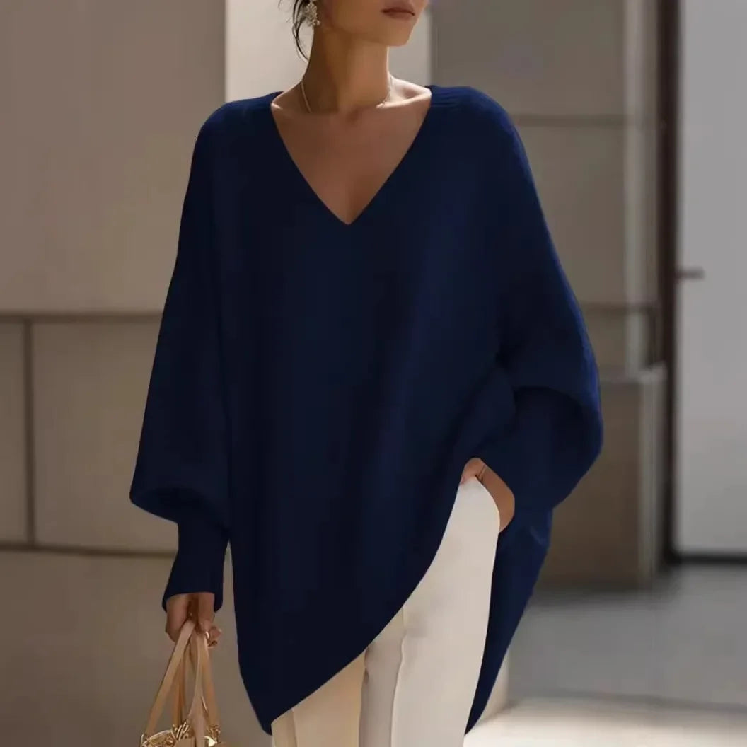 Suéter Genebra em Tricô Macio Premium com Modelagem Oversized