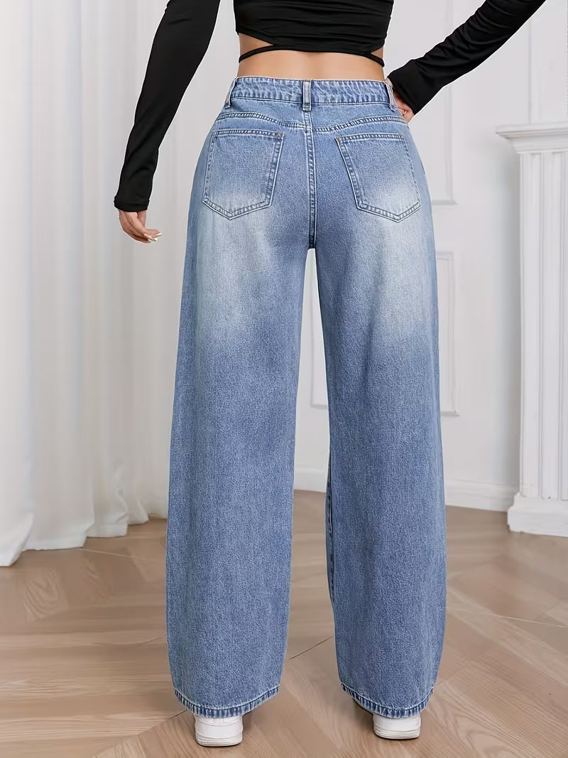 Calça Jeans Feminina Retrô