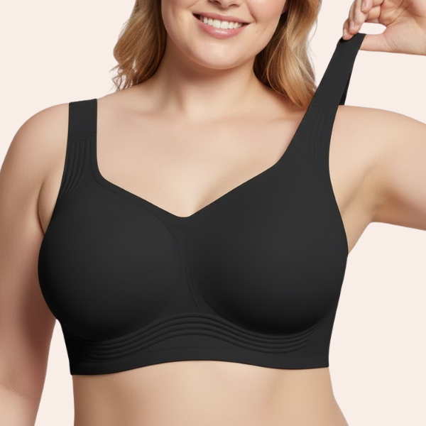 Kit 3 Sutiãs Luna Comfort - Sutiã com Efeito Invisível e Zero Marcas