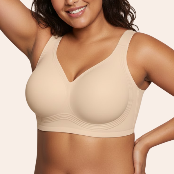 Kit 3 Sutiãs Luna Comfort - Sutiã com Efeito Invisível e Zero Marcas